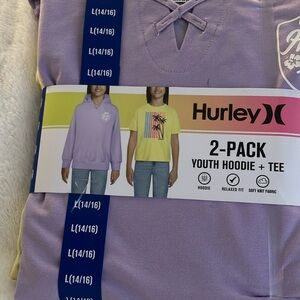 2 packYouth Hoodie & Tee. Size Large(14/16)